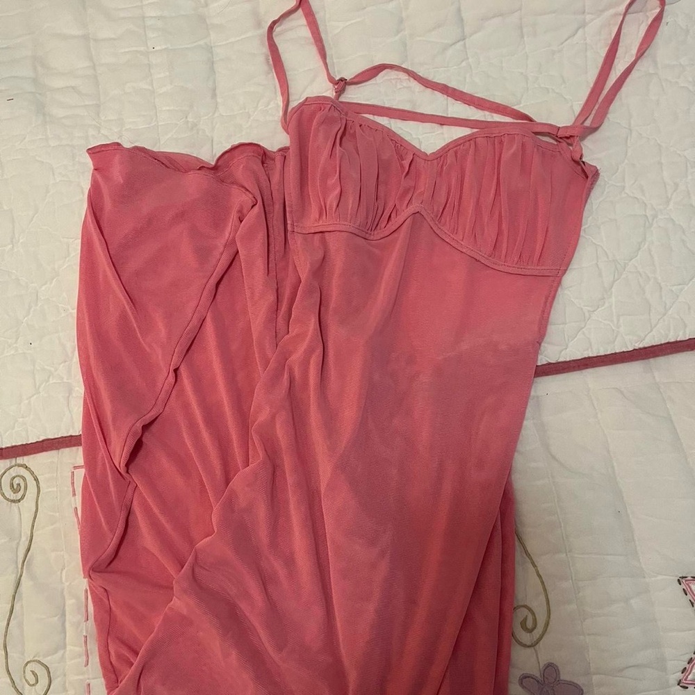 Beginning Boutique Vibrant Pink Dress